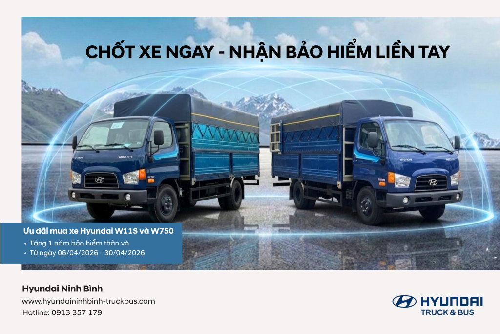 ƯU ĐÃI THÁNG 04 – MIỄN PHÍ BẢO HIỂM THÂN VỎ, KHI MUA XE HYUNDAI