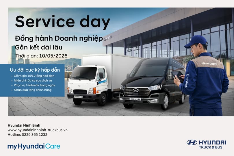 SERVICE DAY THÁNG 5 – ĐẶC QUYỀN DÀNH RIÊNG CHO KHÁCH HÀNG DOANH NGHIỆP