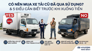 Có Nên Mua Xe Tải Cũ Đã Qua Sử Dụng? 5 Điều Cần Biết Trước Khi Xuống Tiền