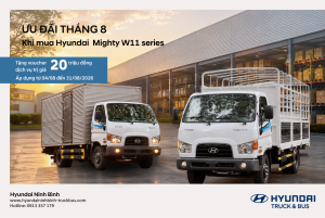 [ƯU ĐÃI THÁNG 8] SỞ HỮU HYUNDAI W11 SERIES ƯU ĐÃI HƠN BAO GIỜ HẾT!